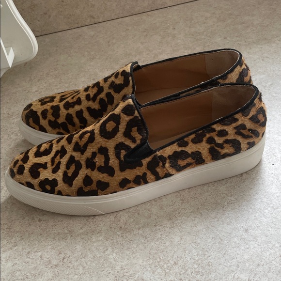 Franco Sarto Animal Print Slip-On Shoes - Picture 3 of 8